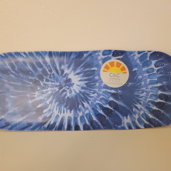 C&C California blue tie-dye serving platter - Picture 5 of 5